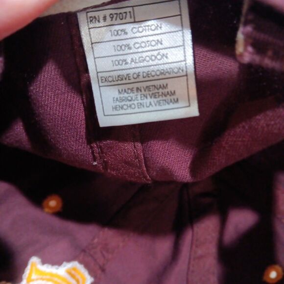 Sun Devils Baseball Hat Adjustable Back New Without Tag - Picture 7 of 8